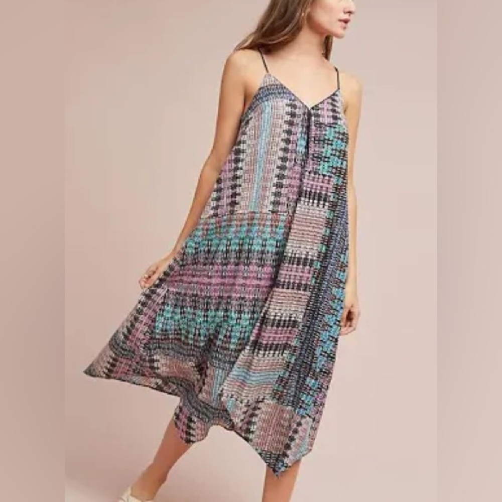 Anthropologie Akemi & Kim Boho Riviera Tasseled Dress Size XS